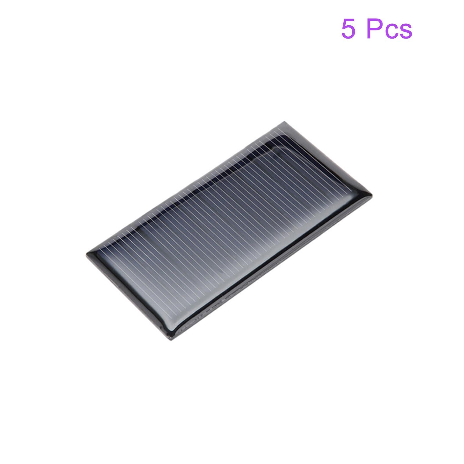 5 Pack 5V 60mA 68mm x 37mm Mini Solar Panel Cell for DIY Electric Power Project