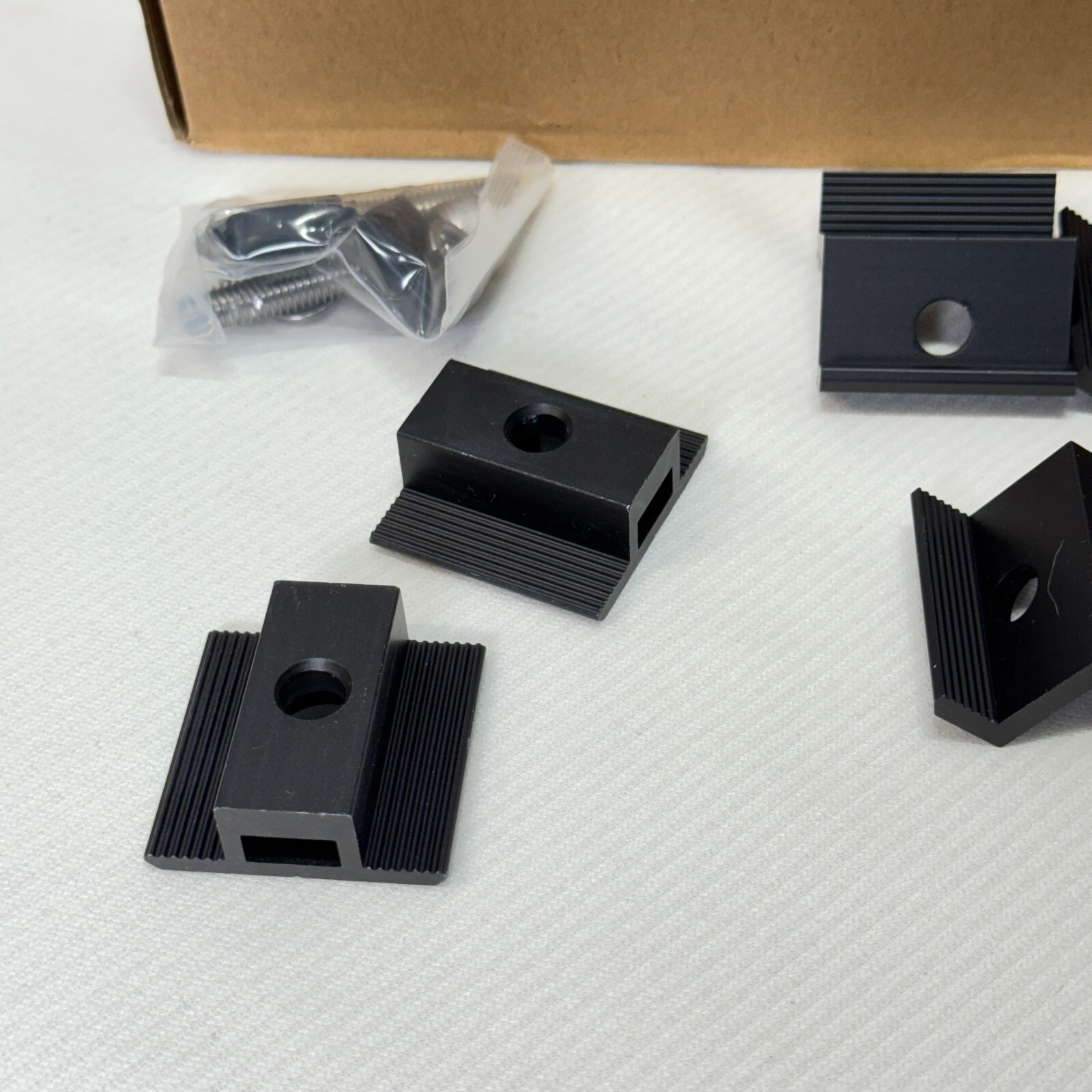 Solar Panel Bracket Kit, 12 Pcs Aluminium Mounting Rail 30mm/35mm Include