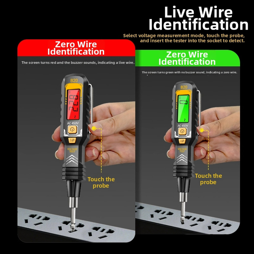 For Safe Voltage Detection Non-contact Voltage Tester Electrical Test Pen