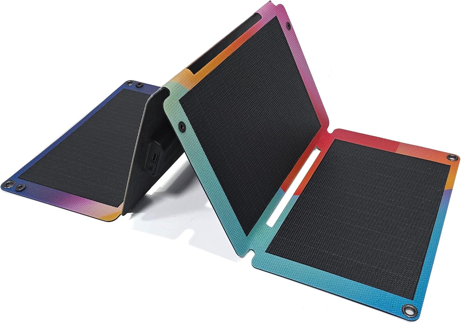30W Solar Panel Charger,25.4% High Efficiency Portable Solar Charger with USB &