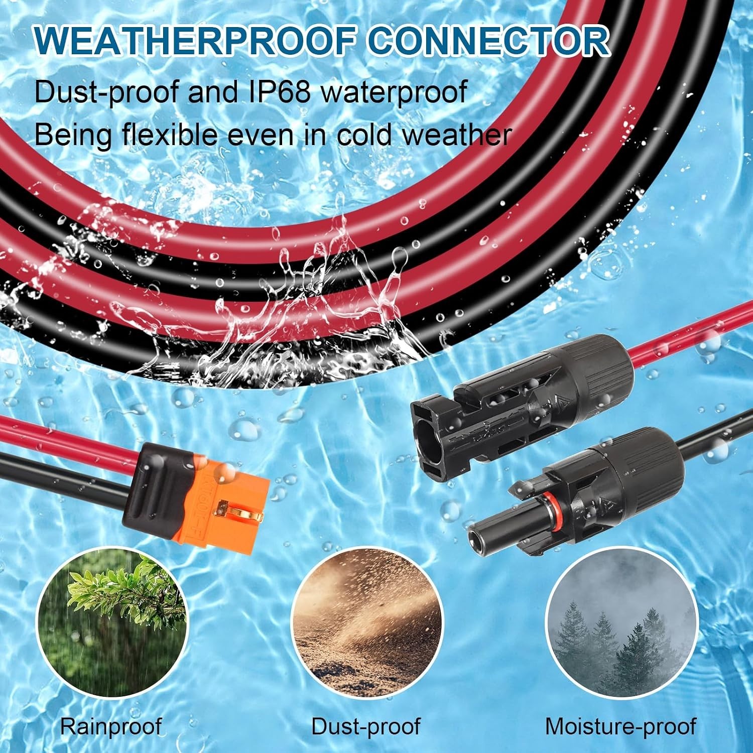 10AWG Solar Panel to Generator Cable