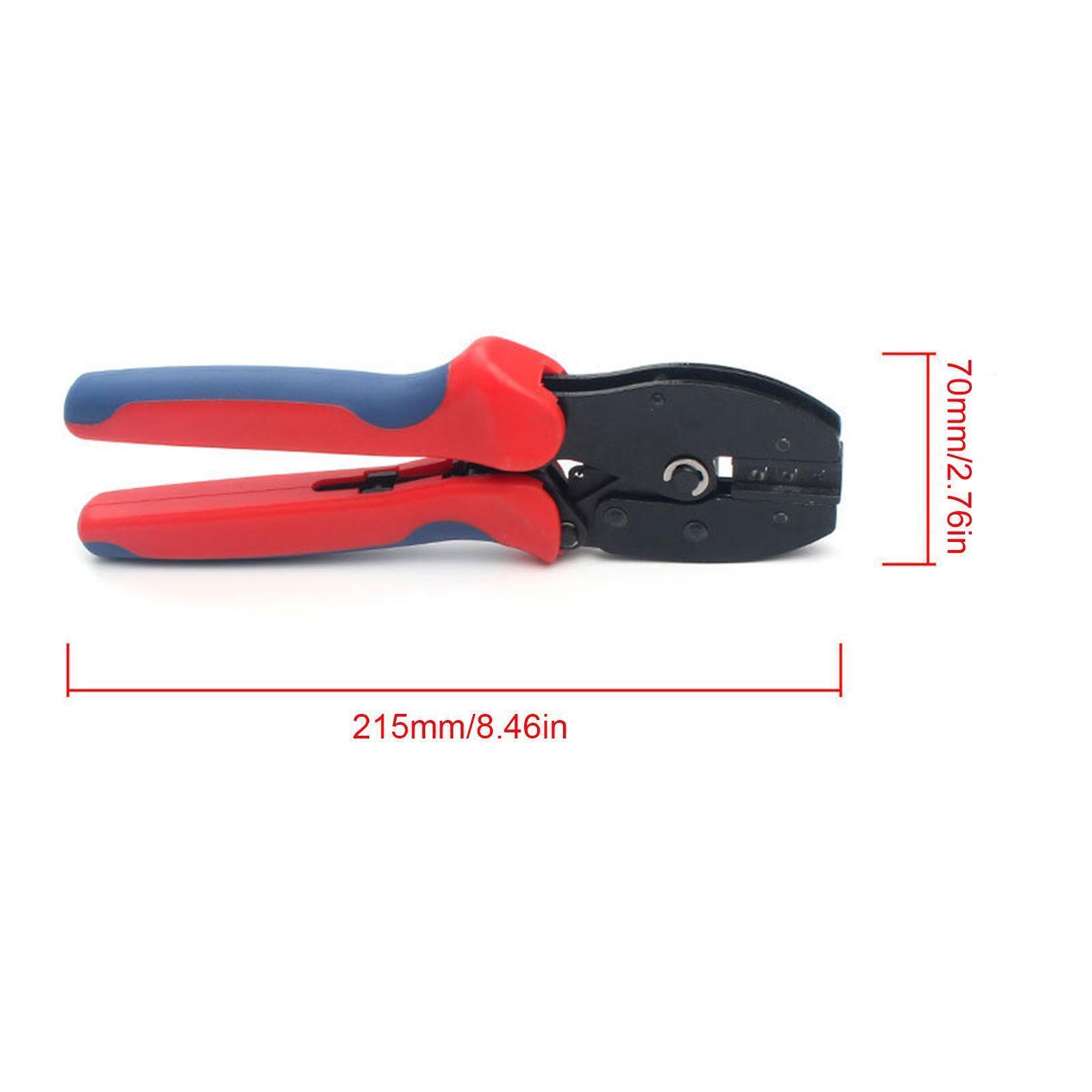 6/12Pairs Solar Panel PV Cable Connectors Wire Crimper Pliers Crimping Tool Set