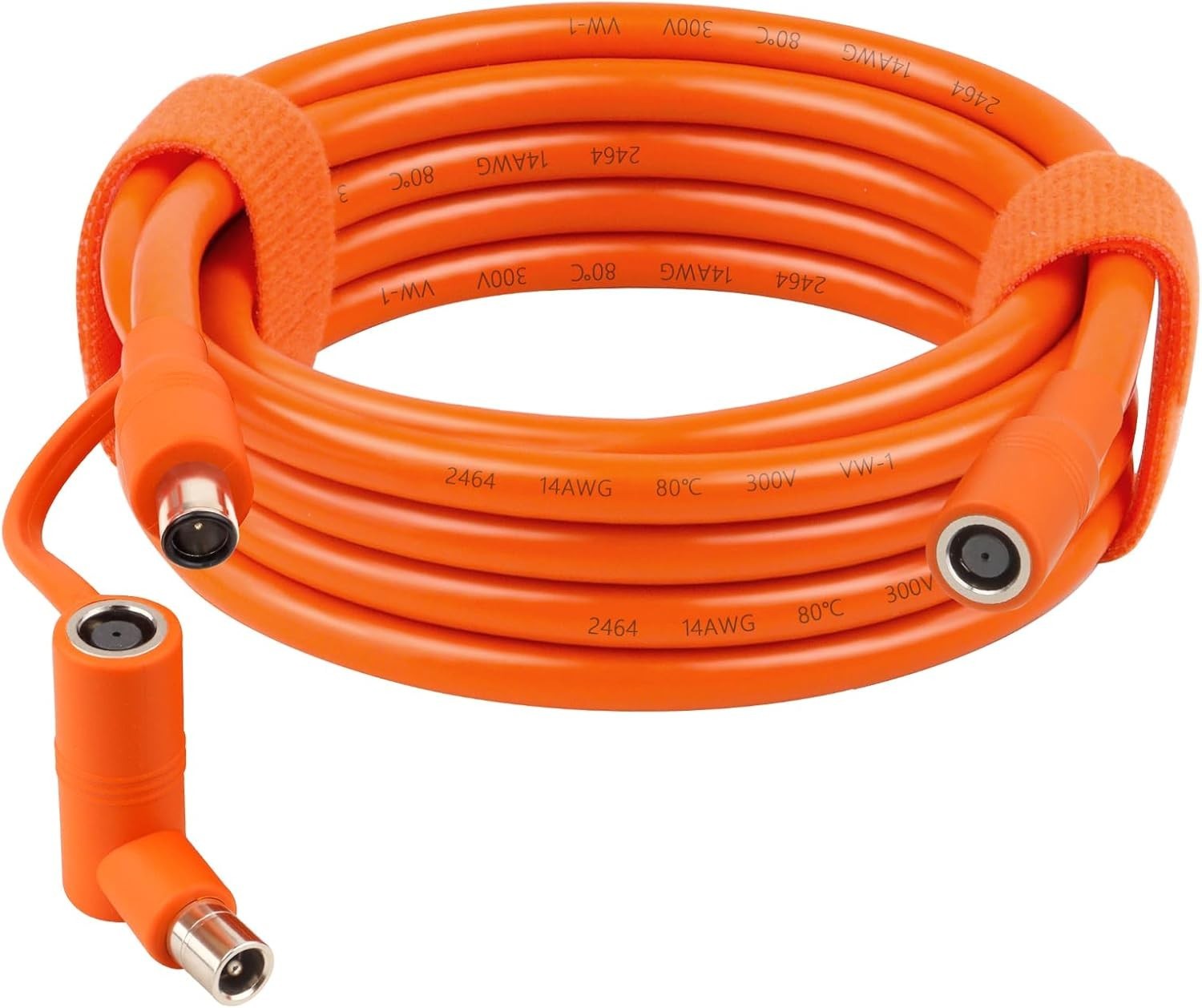 Versatile 15FT Extension Cable for Solar Panels – 14AWG, Flame-Retardant Design