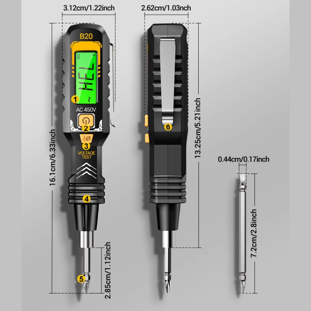For Safe Voltage Detection Non-contact Voltage Tester Electrical Test Pen