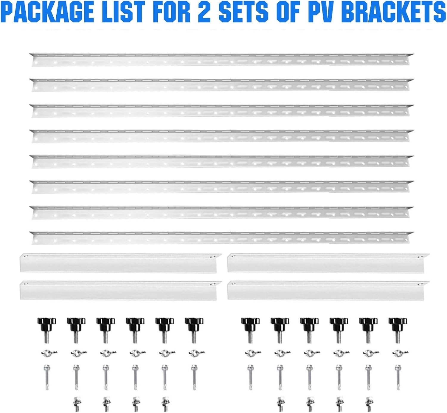 Universal Adjustable Solar Mount Brackets for Secure Panel Installation – 2 Sets