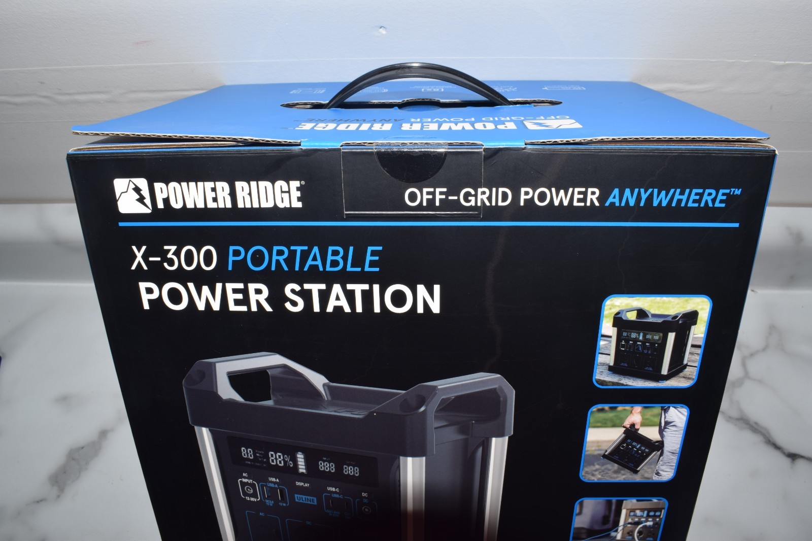 Power Ridge X-300 Portable Power Station 299Wh 83200mAh Lithium Solar Generator!