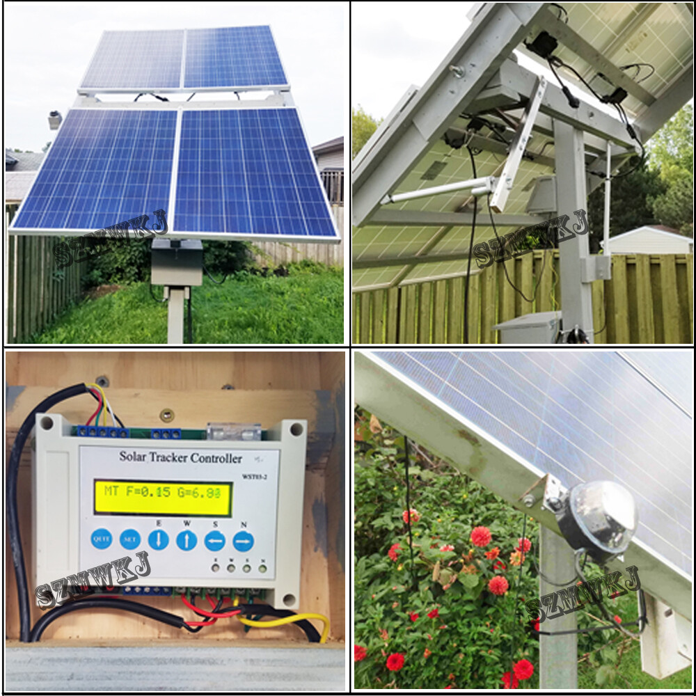 Dual Axis Solar Tracker-Solar Panel Tracking System Complete Kit Sunlight Track