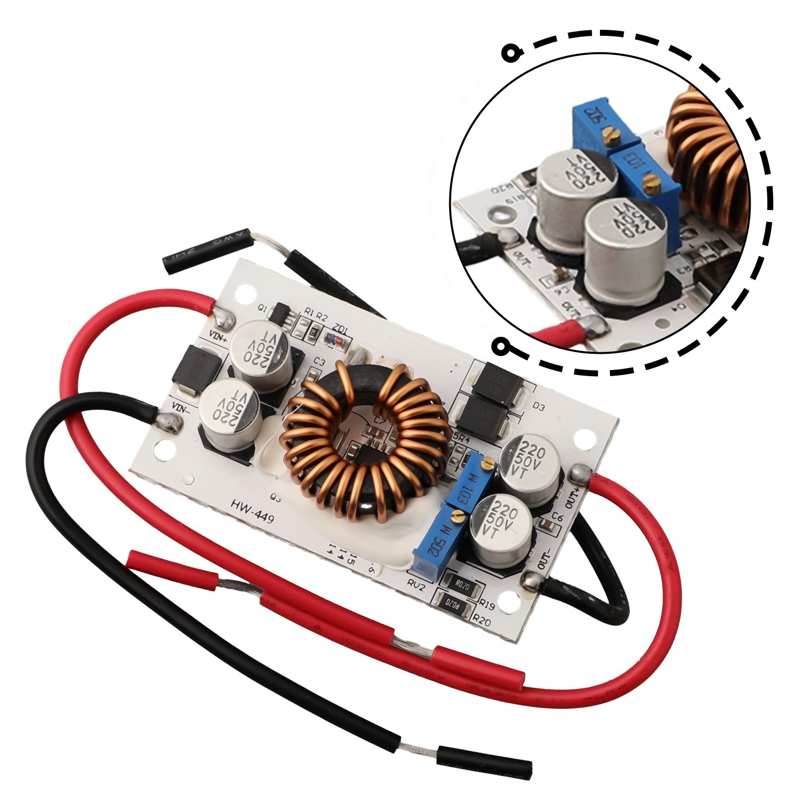 250w Step-Up Boost Converter Constant Current High Quality DC 8-48v To DC 12-50V