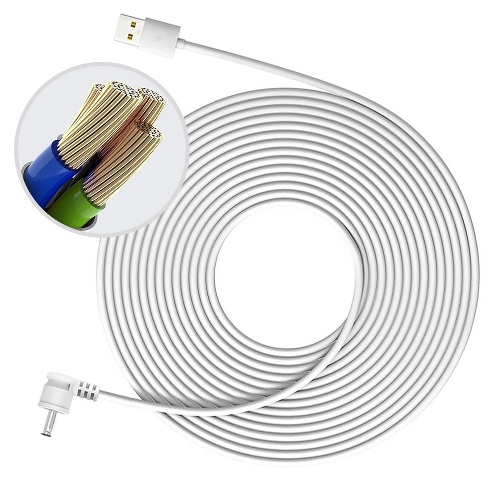 High Performance Power Cable and Adapter for Ring Spotlight Camera Series