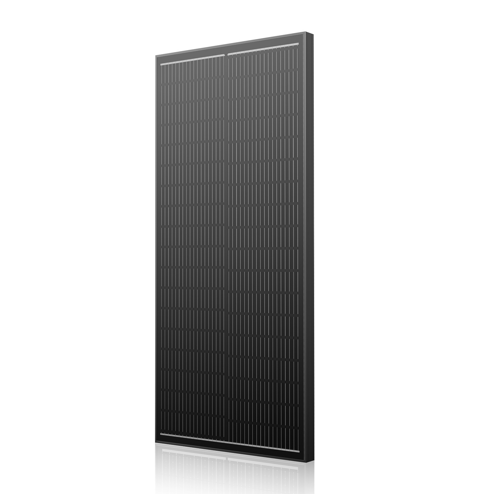 100W blackboard solar panel, 18BB , 25.5% efficient photovoltaic module