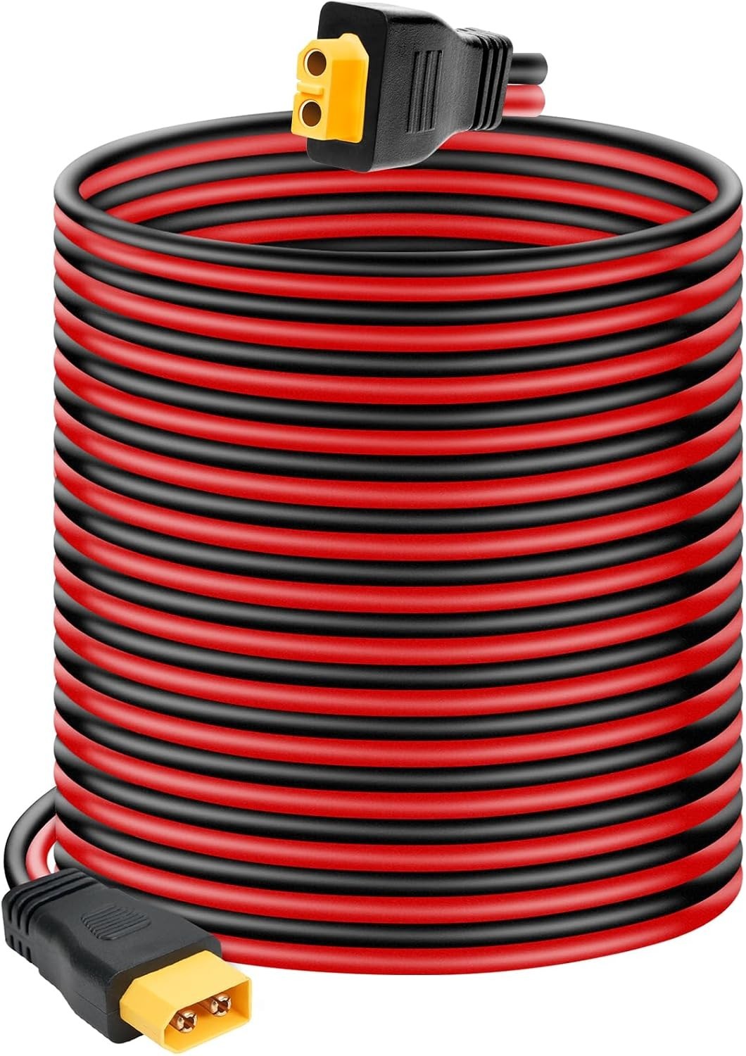 10AWG XT60 Extension Cable 30FT, XT60 Cable with Male to Female Connector for Po