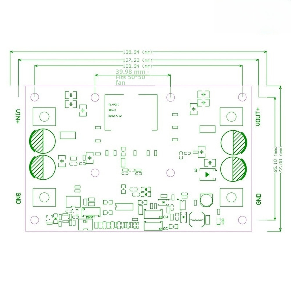 600W For SOLAR MPPT DC Boost Module 9V to 60V Input 1.3V to 60V Output 25A