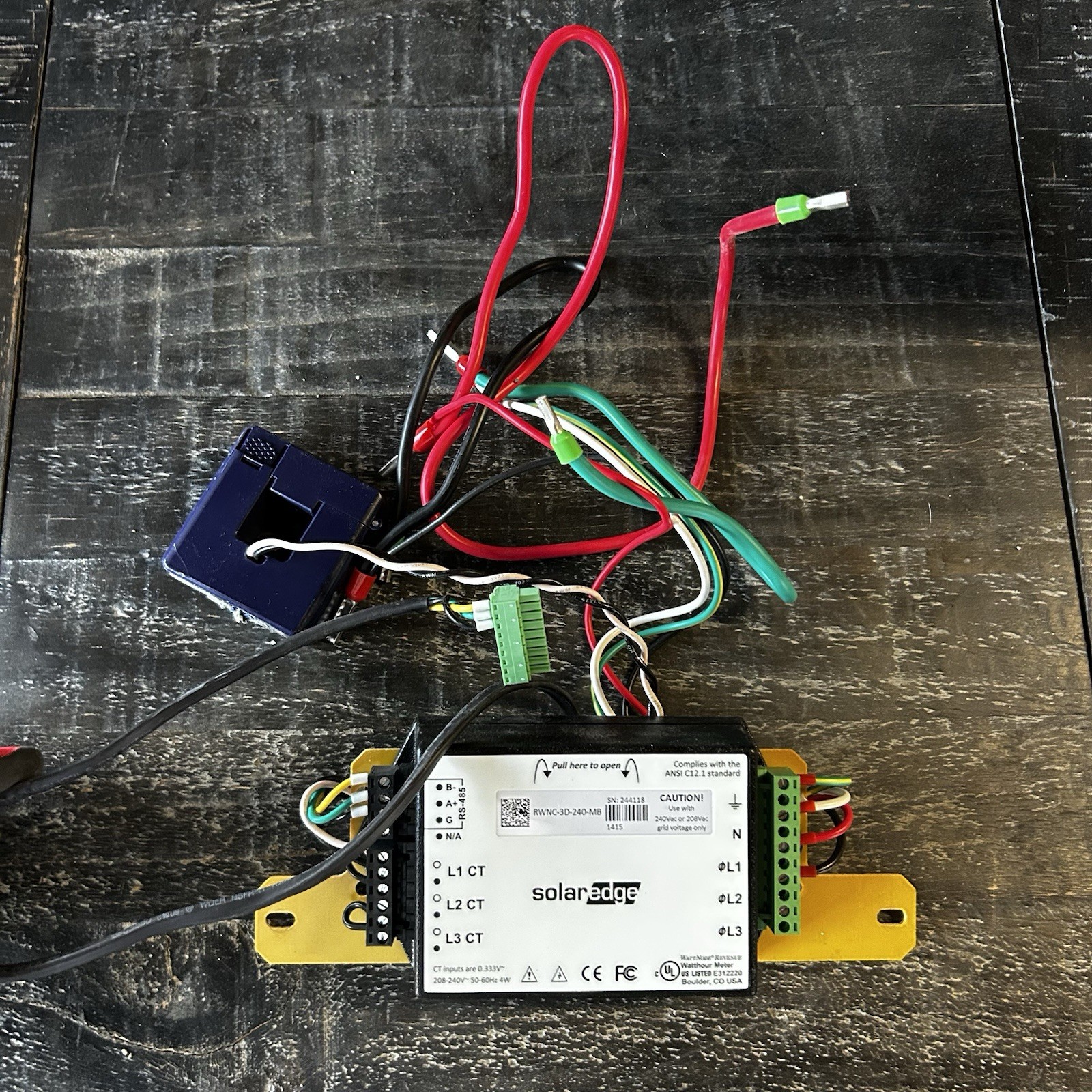 SolarEdge RGM Meter A Model Inverter