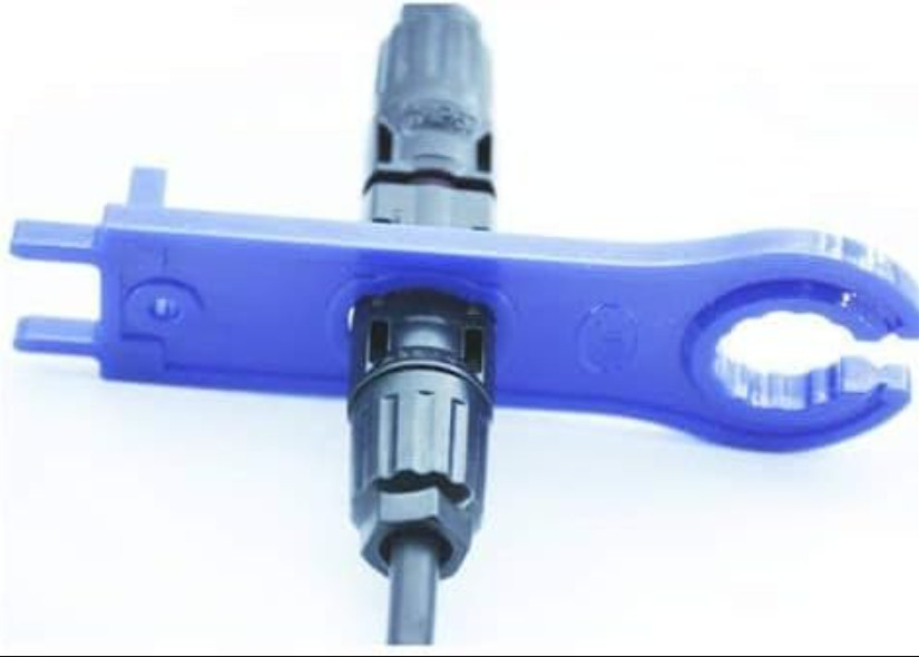 2 Pair Solar Spanner Wrenches for MC4 Connectors, Solar Panel Connector Tool Ass