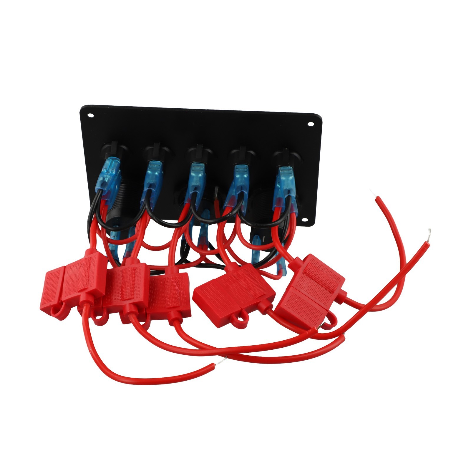 Wired Safety Features in a Reliable IP65 Rated 5 Gang Toggle Switch Panel