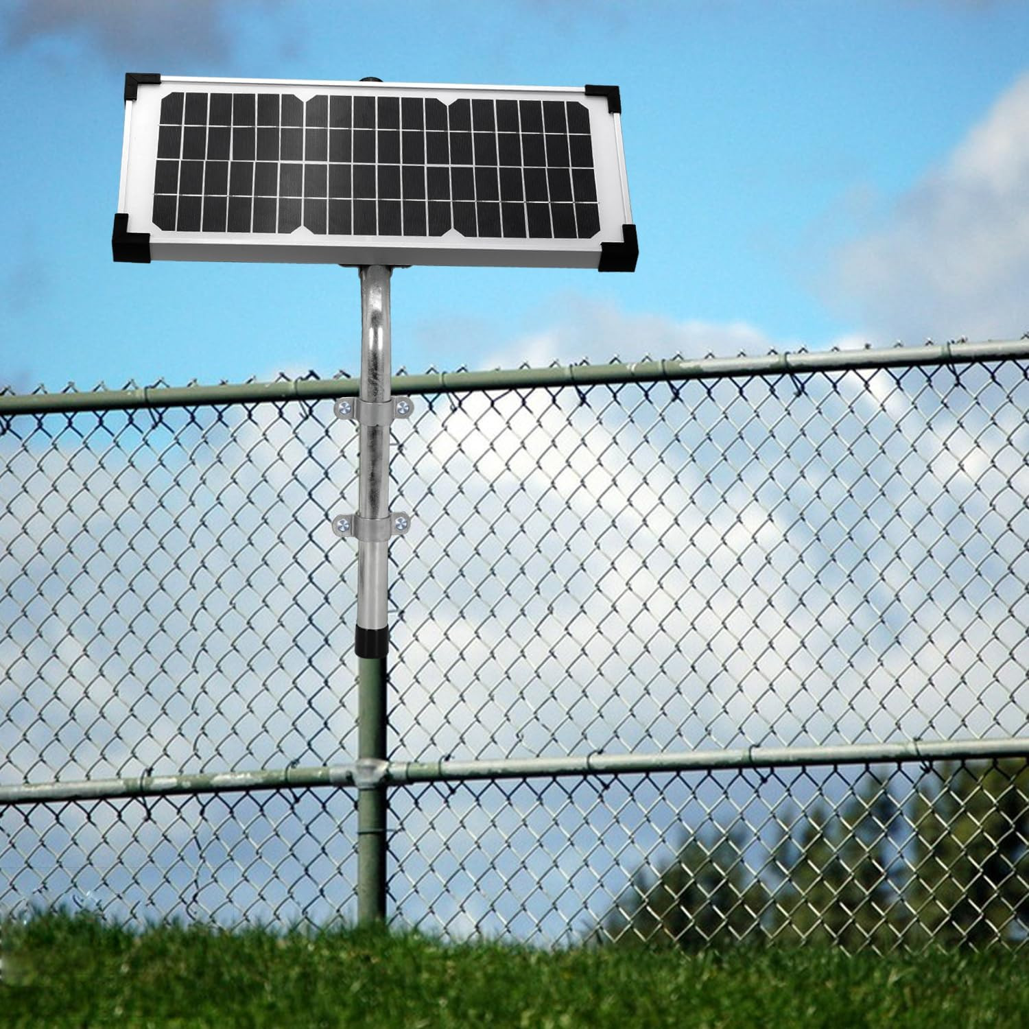 10 Watt Solar Panel Kit Replace FM123 for Mighty Mule FM200 FM350 FM500 FM502 MM