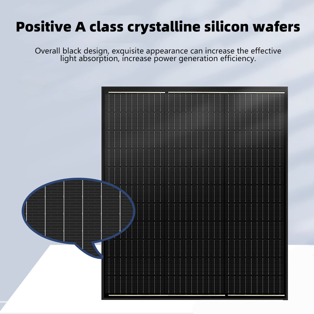 200W Watt Monocrystalline Solar Panel 12V Battery Charger Home Boat RV Off Grid