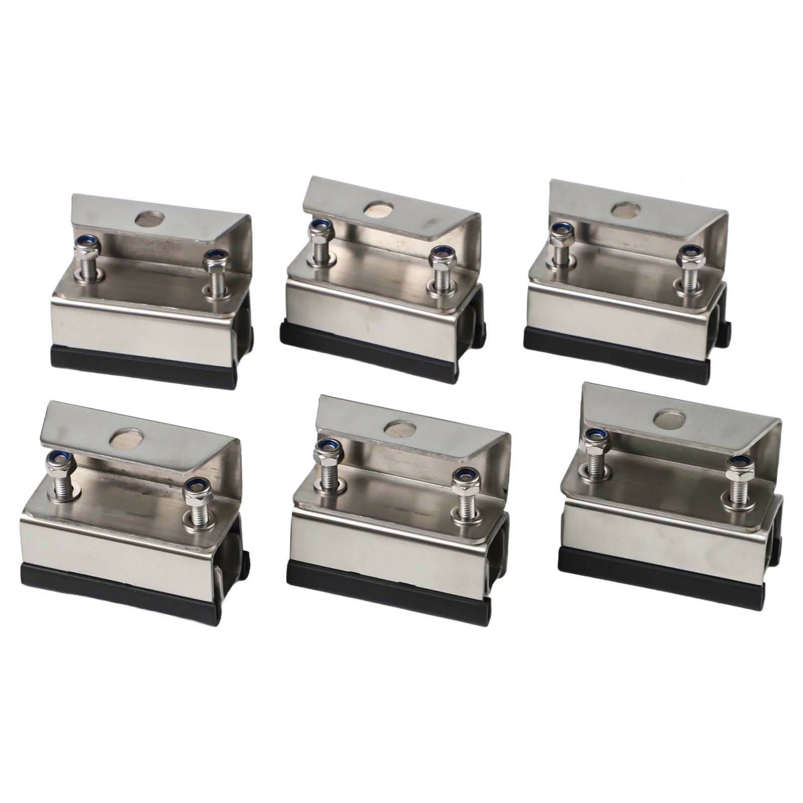 6pcs Photovoltaic Accessories Bracket Set for RV and Yacht Roof Box Stability