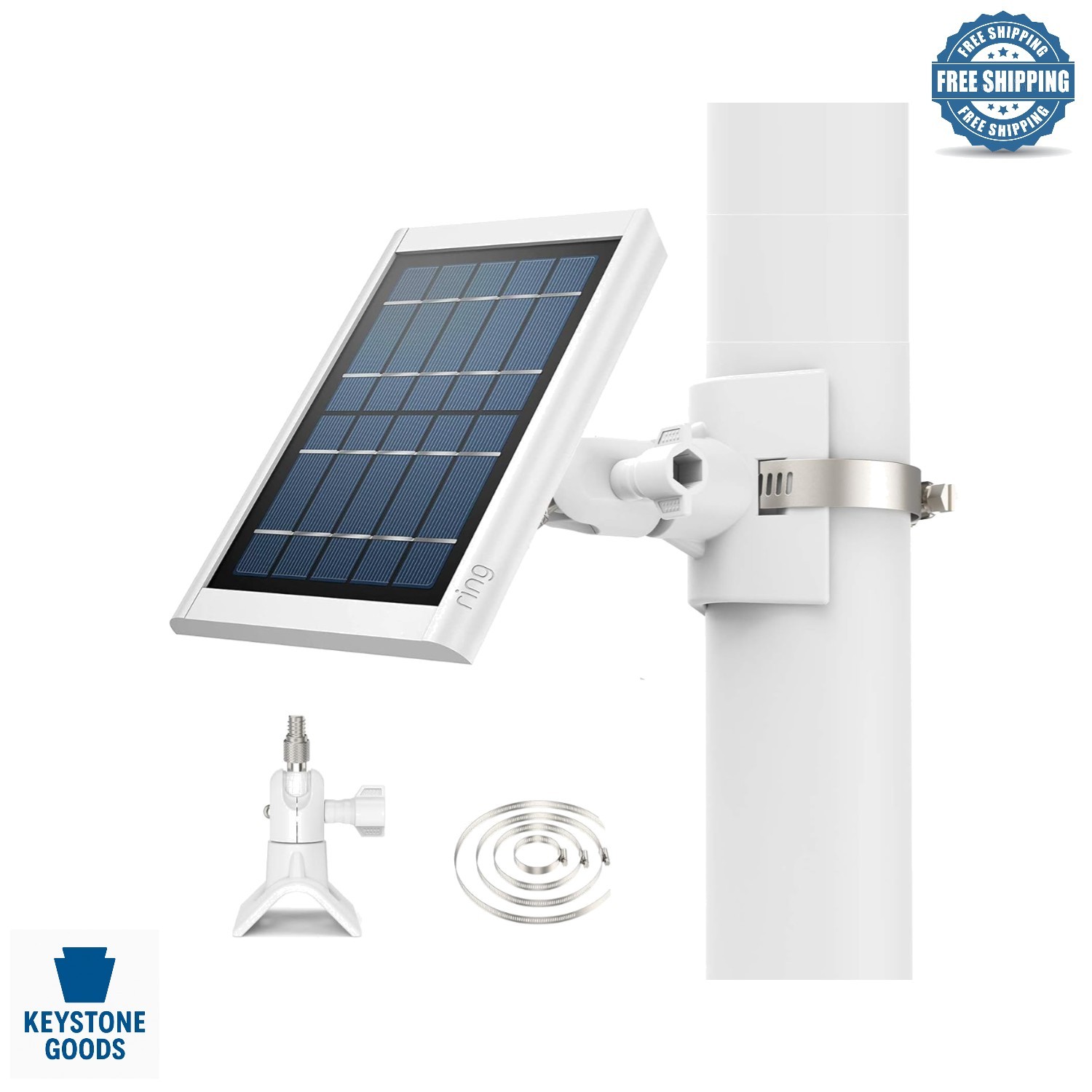Universal Adjustable Solar Panel Mount for Ring, Eufy & More – Fits Up to 17 …