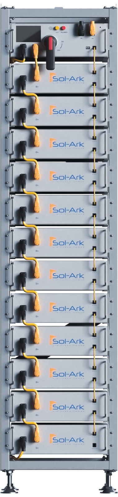 Commercial 240KW Solar Array – 3 Phase 480V Solar Kit + 4x 60K 480V Sol-Ark Inve