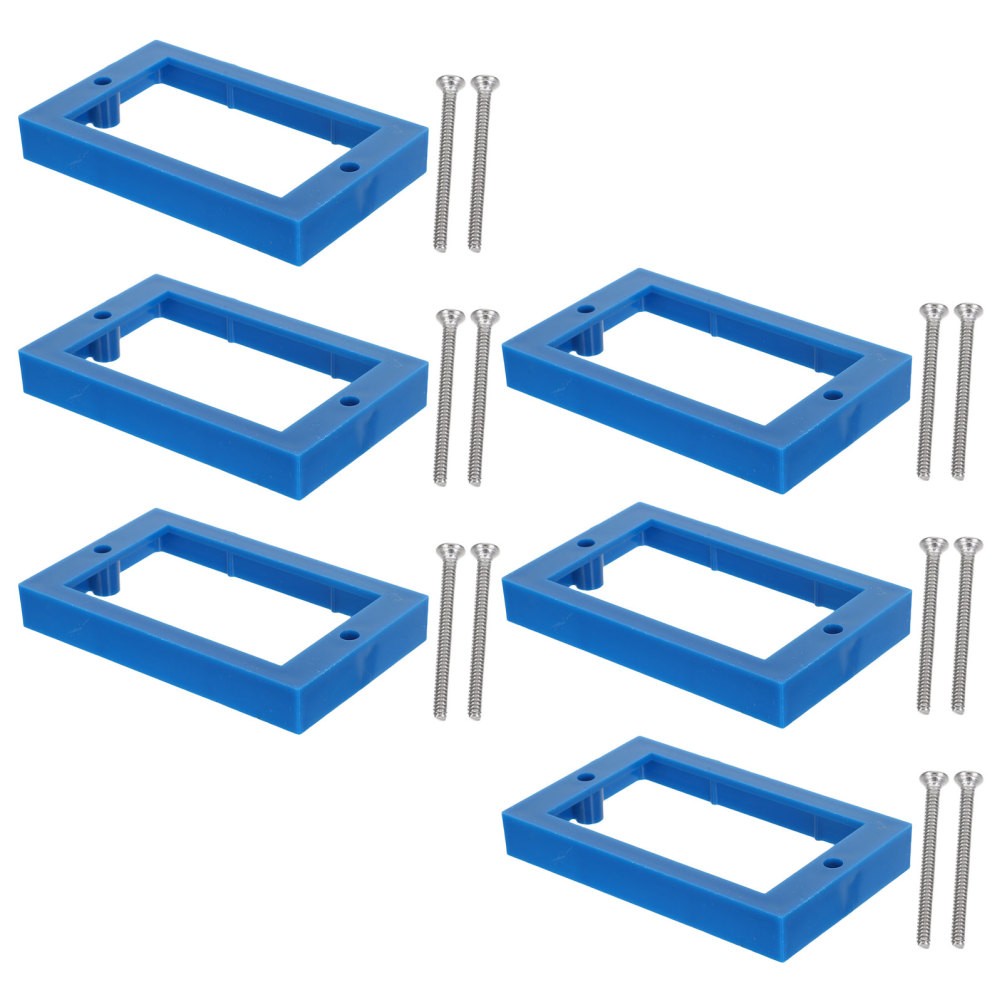 6pcs Electric Outlet Extender Box with 12 Screws, Single Gang Electrical Box
