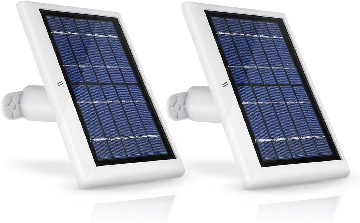 Solar Panel Compatible with Ring Spotlight Cam/Plus/Pro Battery, Stick Up Cam…