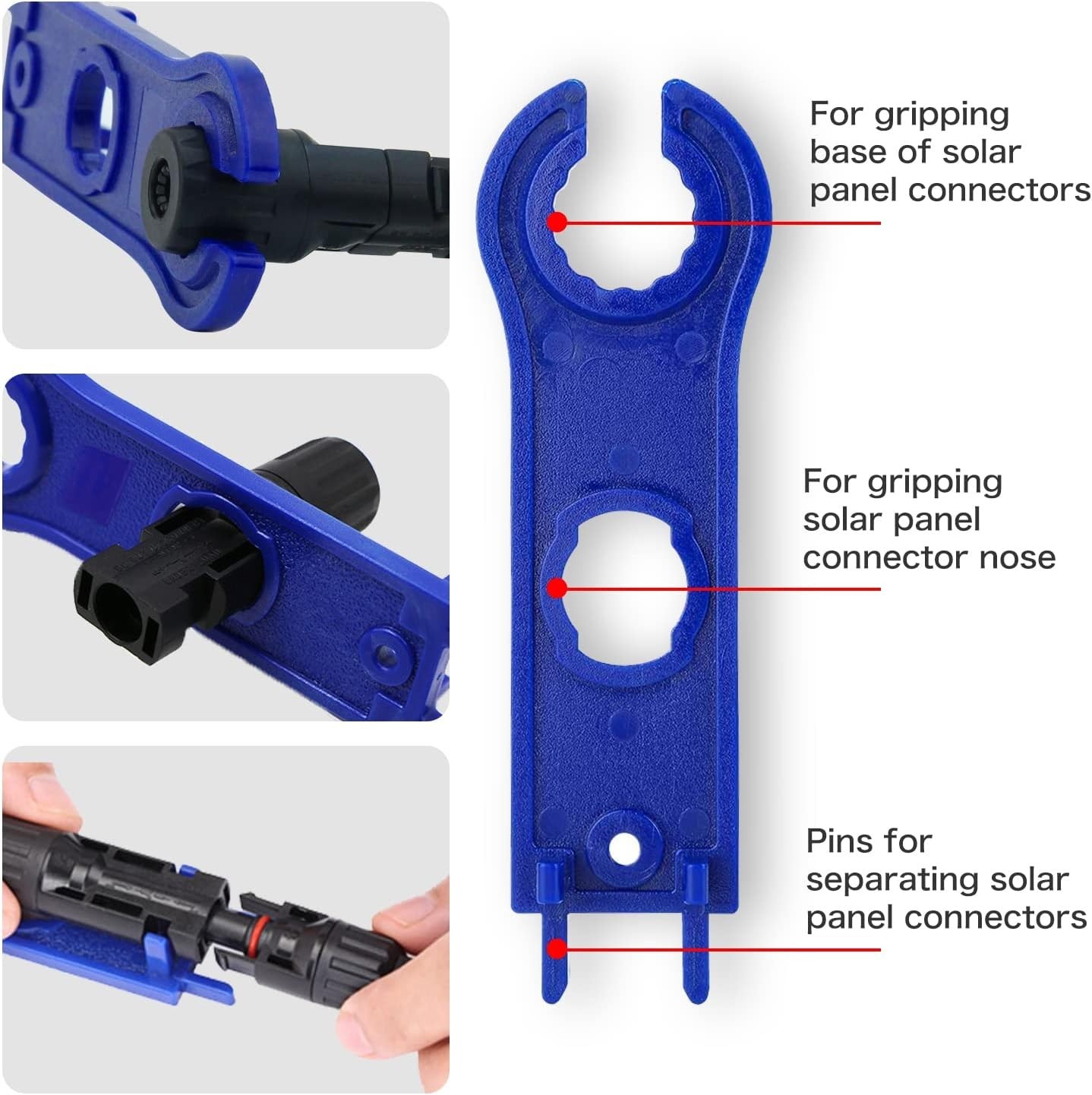 6 Pairs of Heavy-Duty Waterproof Solar Panel Connectors – Male & Female Design
