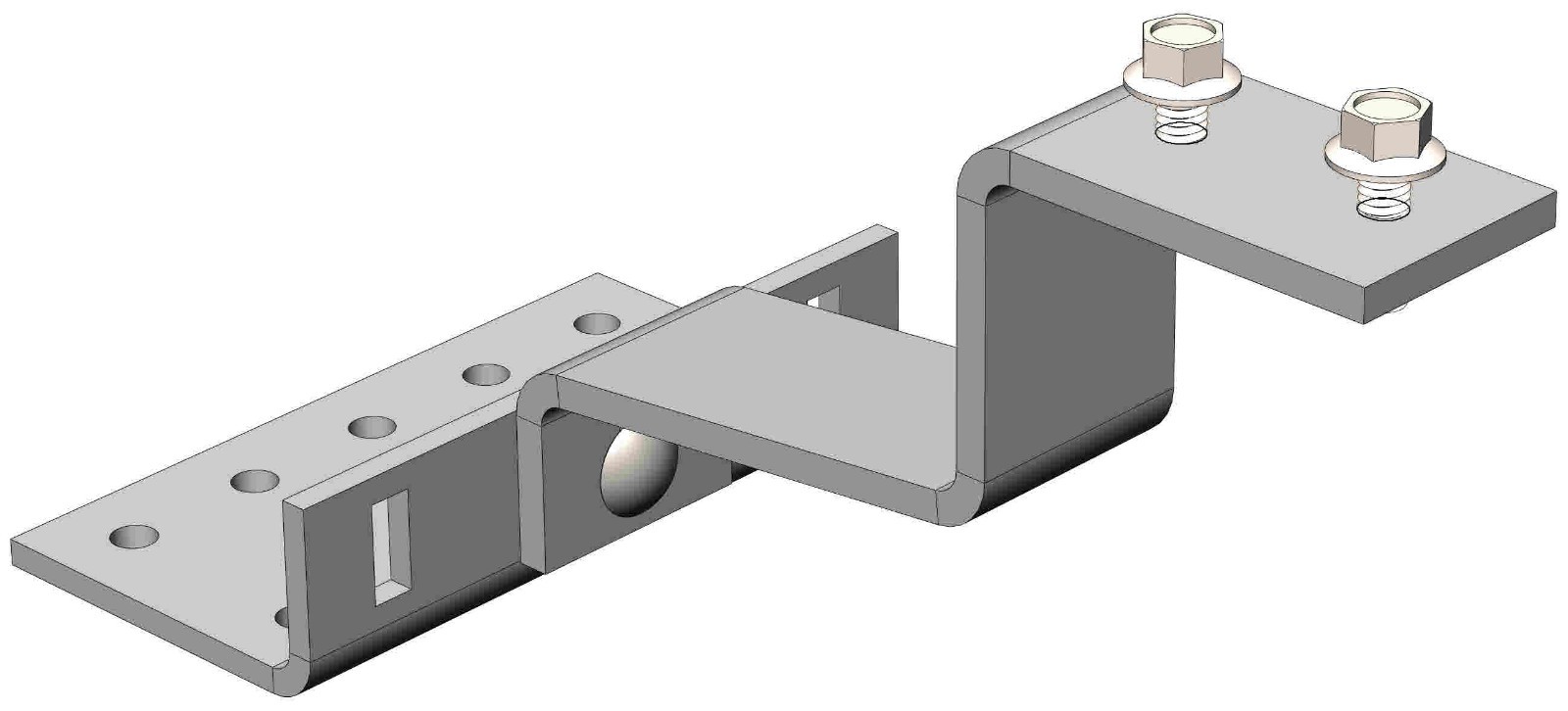 Magerack Heavy-Duty Top-Mount Tile Hook Bracket Solar Panel Module Mount Racking