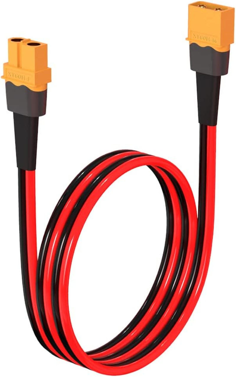 10AWG 2FT XT60 Extension Cable 2 6 10 20 35 50 75 100FT XT60 Female to Male Conn