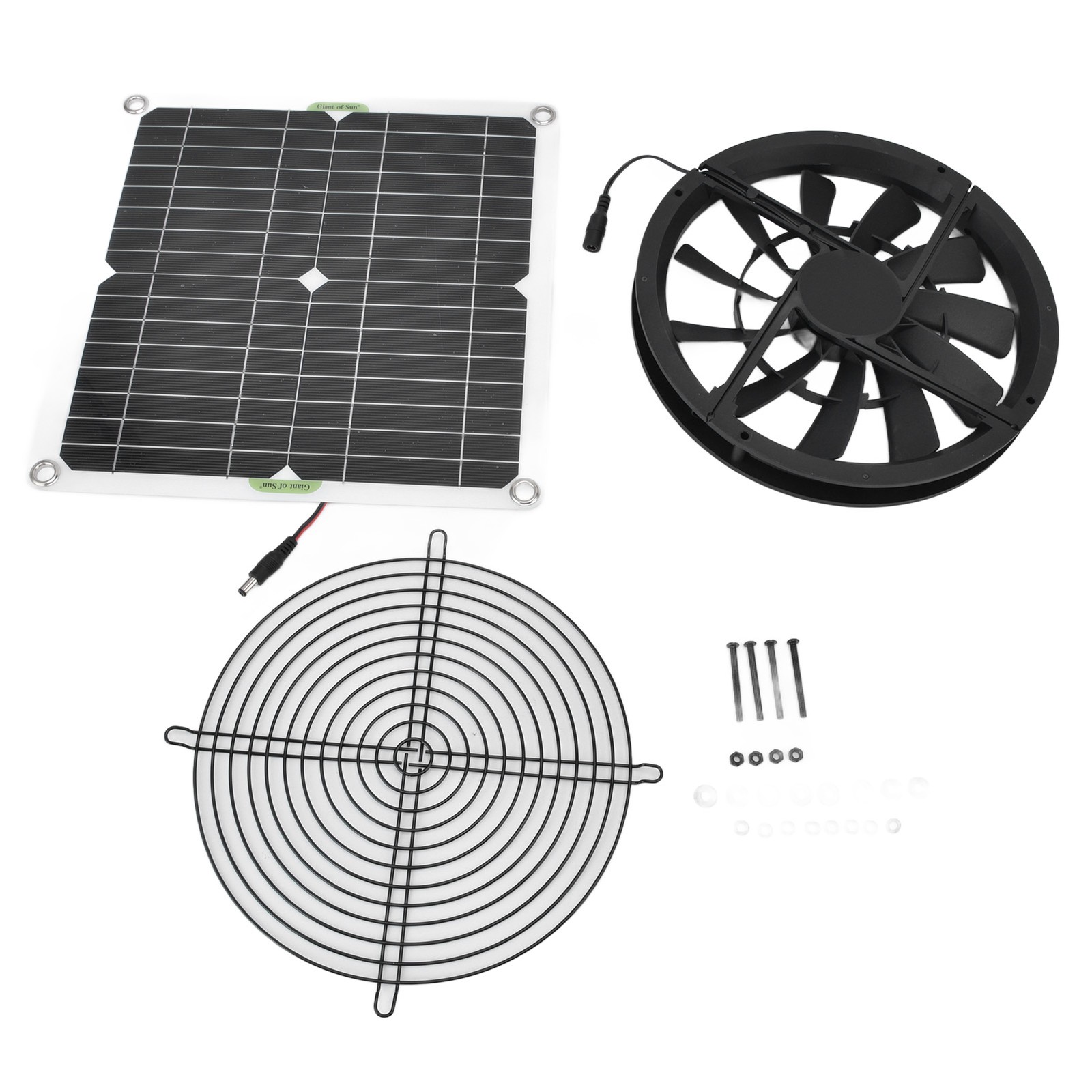 Weatherproof Solar Exhaust Fan Ventilation Fan for Outdoor Small Livestock House