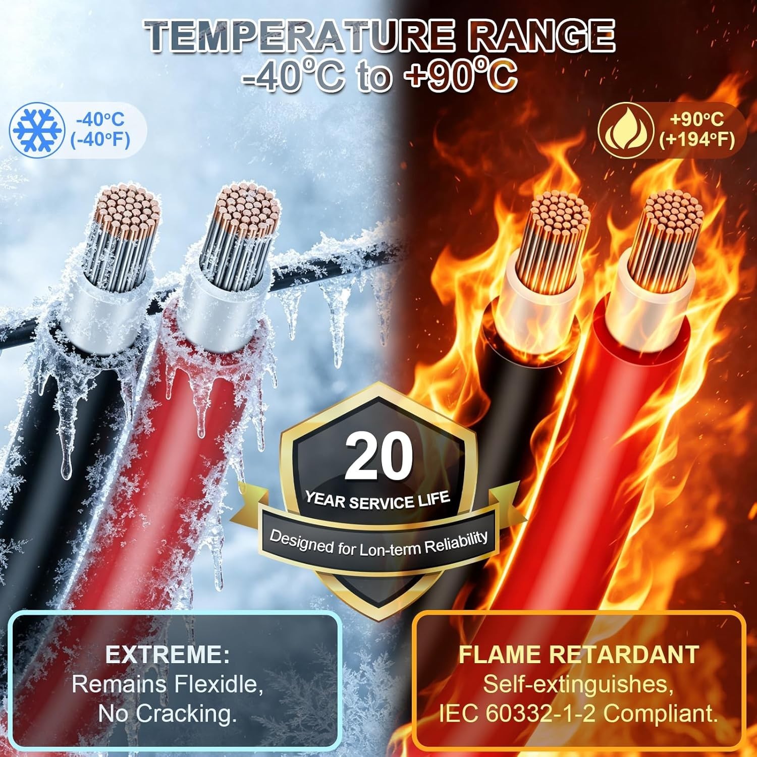 100Ft Marine-Grade 10 Gauge Tinned Copper Wire – Weather Resistant Power Cable