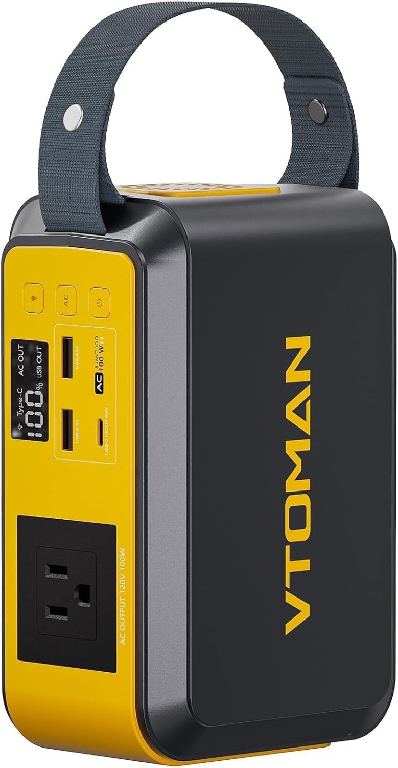 Lightweight Jump 100 Power Station with Quick 65W PD Charging for Adventures