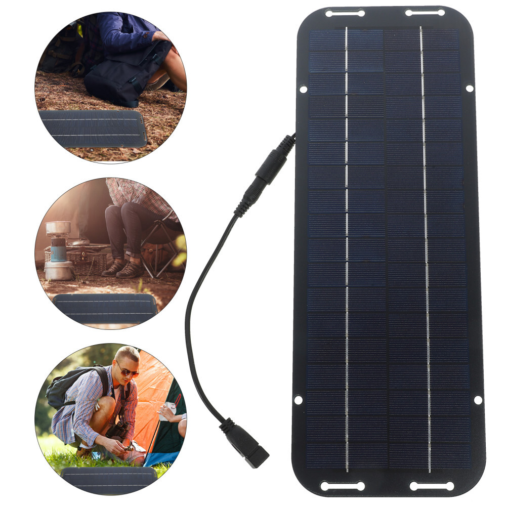 Flexible Solar Charger 30W With TYPE-C For Hiking Camping Outdoors