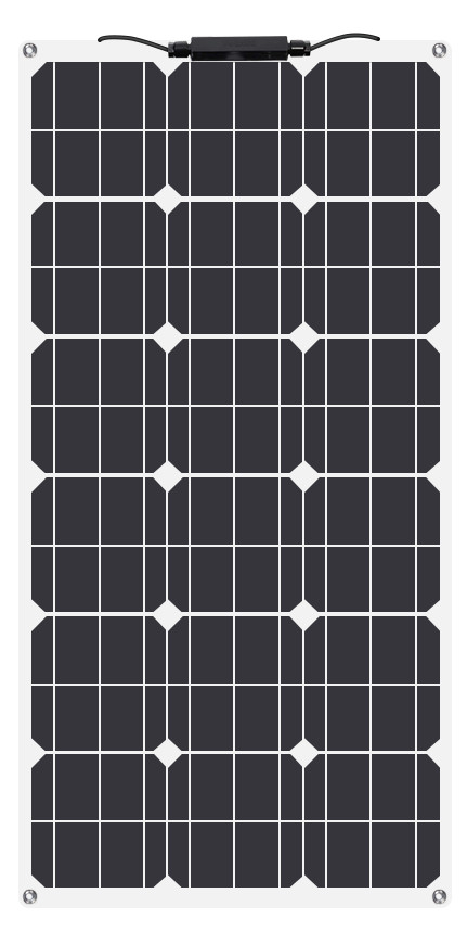 Flexible Solar Panel 100 Watt 12 Volt Monocrystalline Mono Off-Grid Charger Kit
