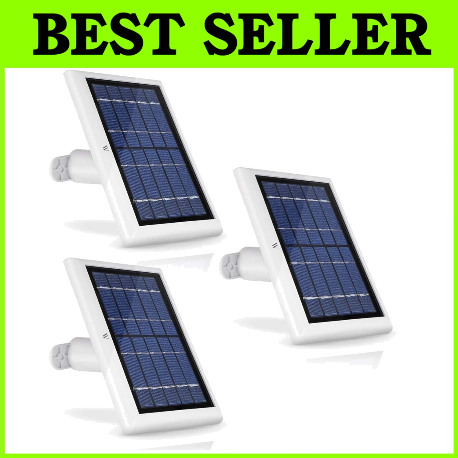 Ring Spotlight Cam Solar Panel Charger – 3 Pack