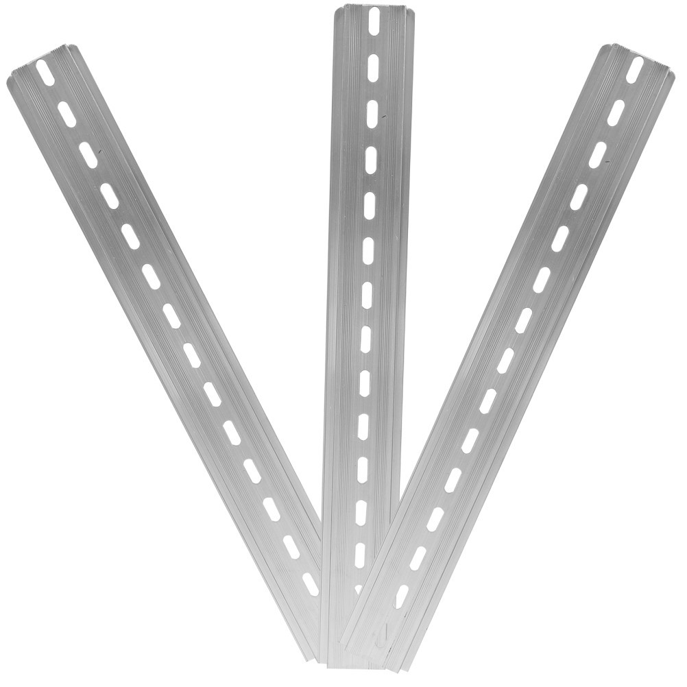 3 Pcs Aluminum Rail Aluminium Din for Electrical Components Industry Rails