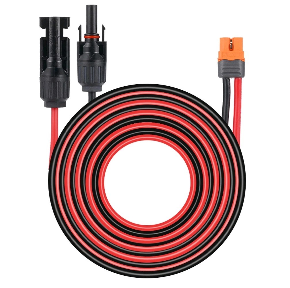 10ft XT60i Female to Solar Connector Solar Panel Charging Cable 12 AWG-SEE NOTE*