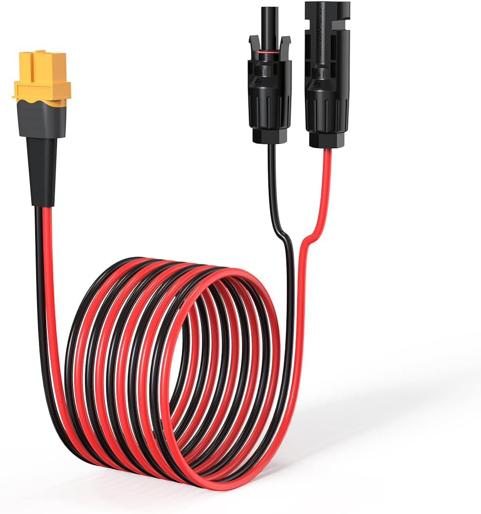 10AWG 25FT XT60 Solar Cable 2 10 25 35 50 75 100FT XT60 Extension Cable Solar Pa