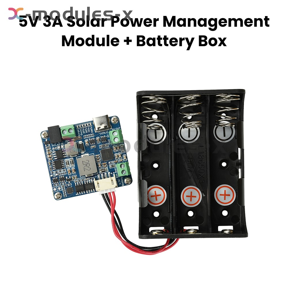 6-24V Solar Panel Power Management Module 5V 3A Supports MPPT, PD QC FCP SFCP
