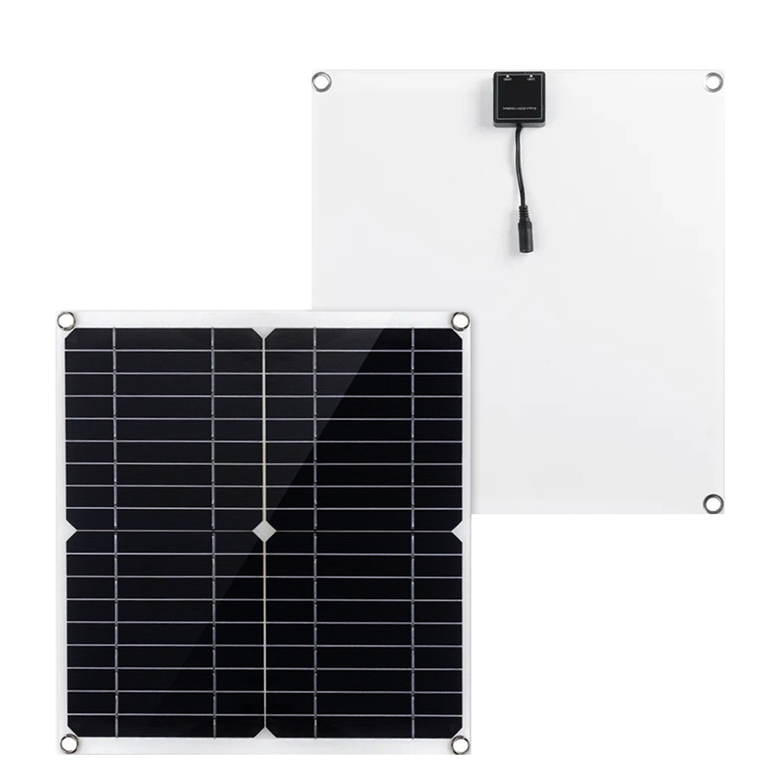 1200W Solar Panel Combo – 4 x 300W + 100A Controller + Y-Cable + Suction Cups