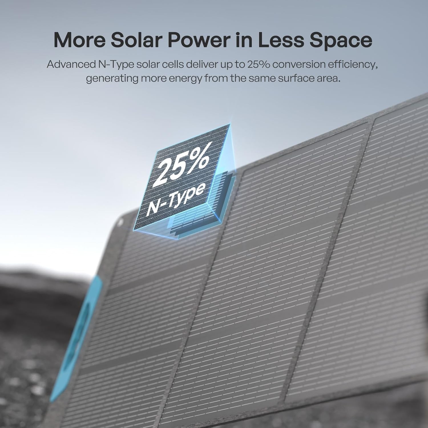Industry-Leading 25% Efficiency Solar Panel