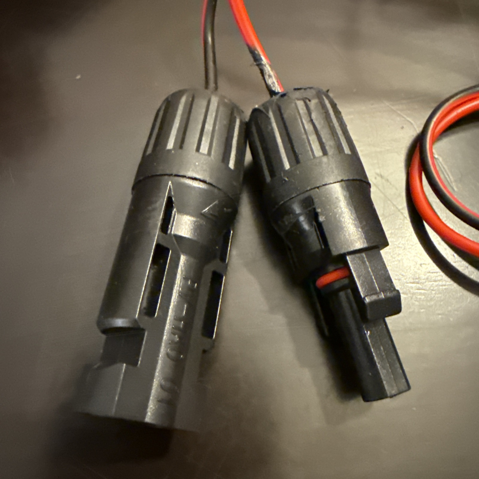 10 PCs 12 AWG Solar Panel Extension Cable PV Wire Solar Connectors 12 Ft Each
