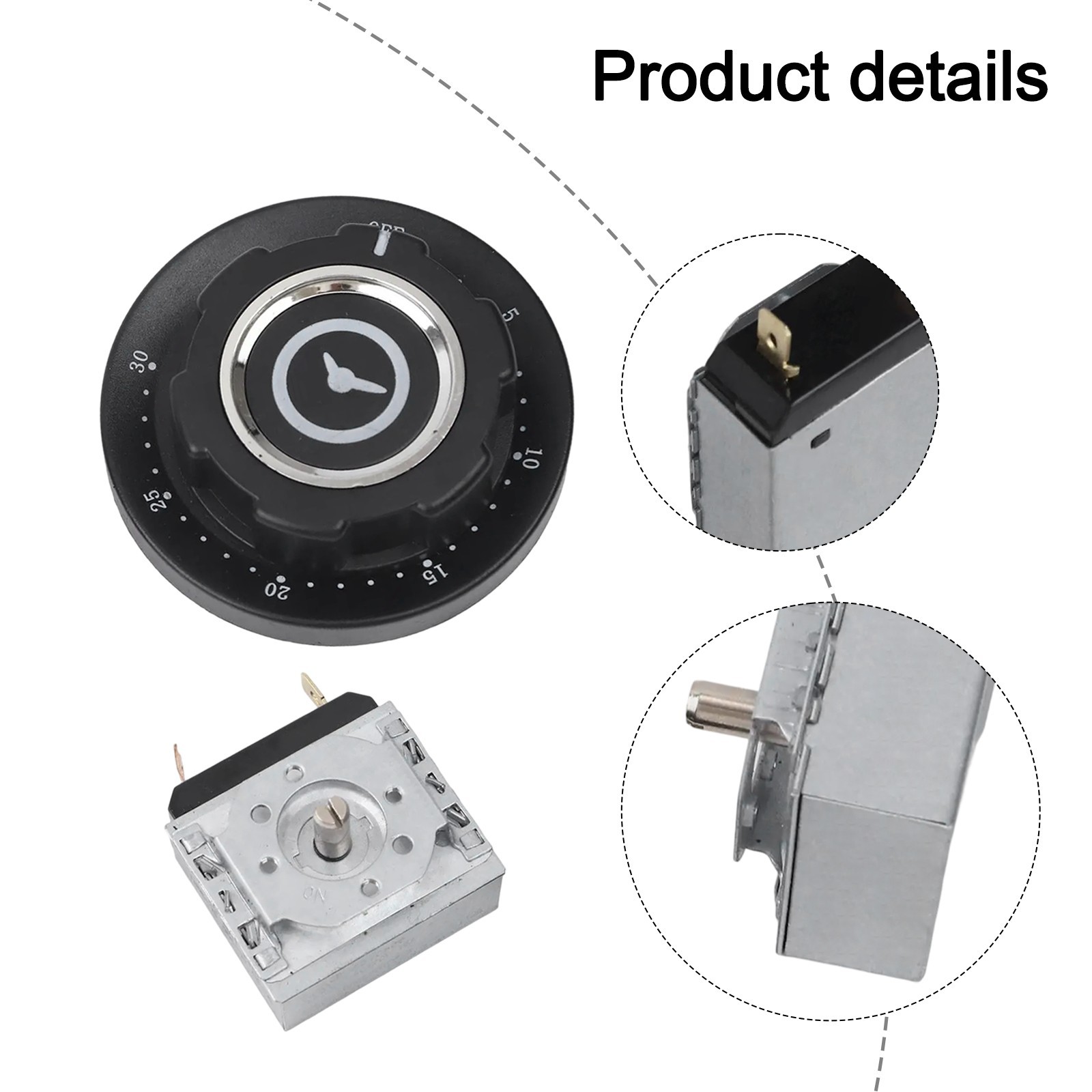 Timer Switch for Electric Cookers Ovens and Microwaves 306090120min AC250V