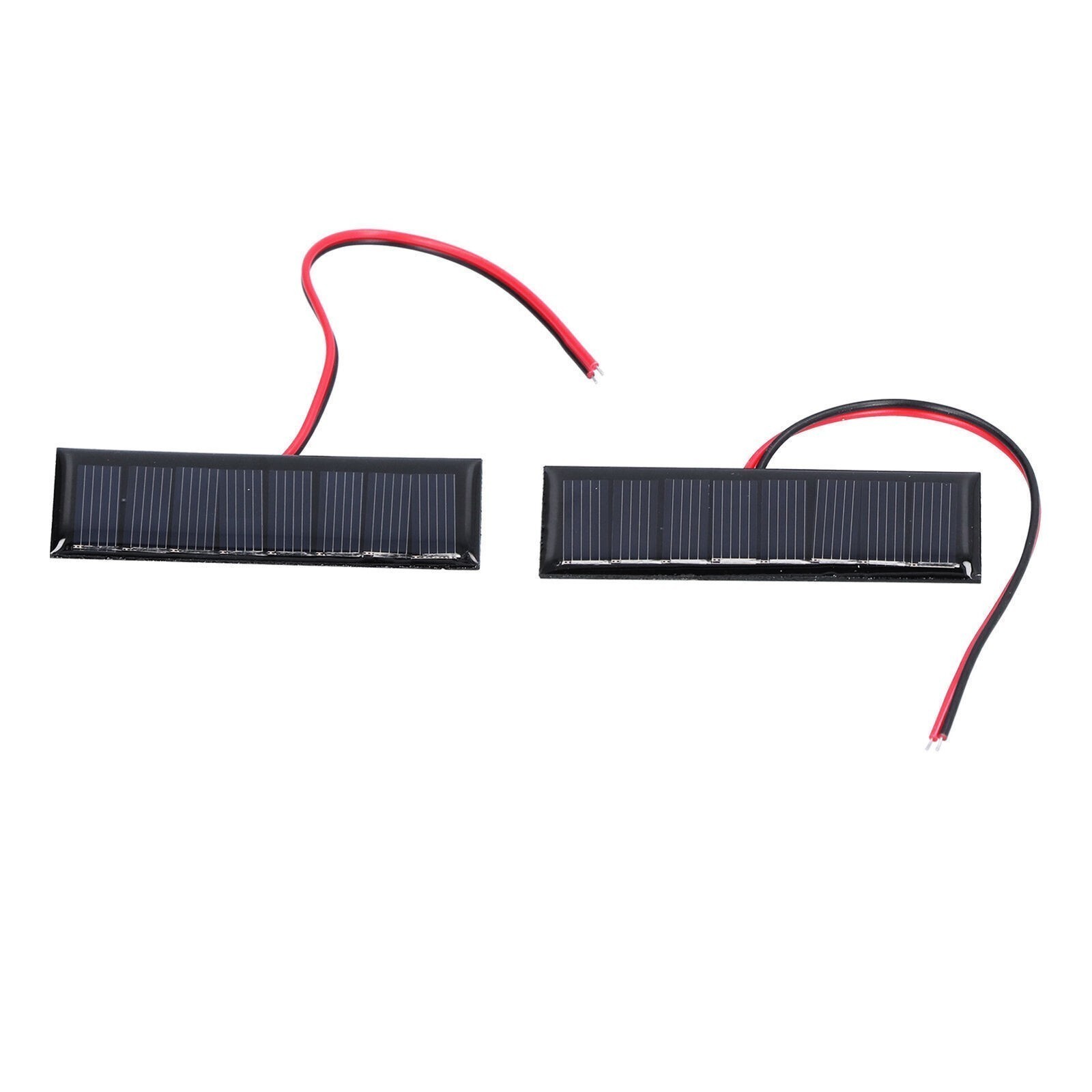 2Pcs 0.2W 4V Solar Panel with Electronic Wire Polysilicon Solar Board