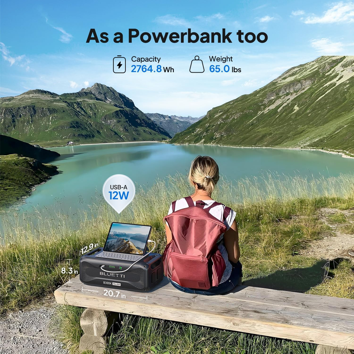 BLUETTI B300K 2764.8Wh Expandable/Standalone Battery for AC200L/AC300/AC500