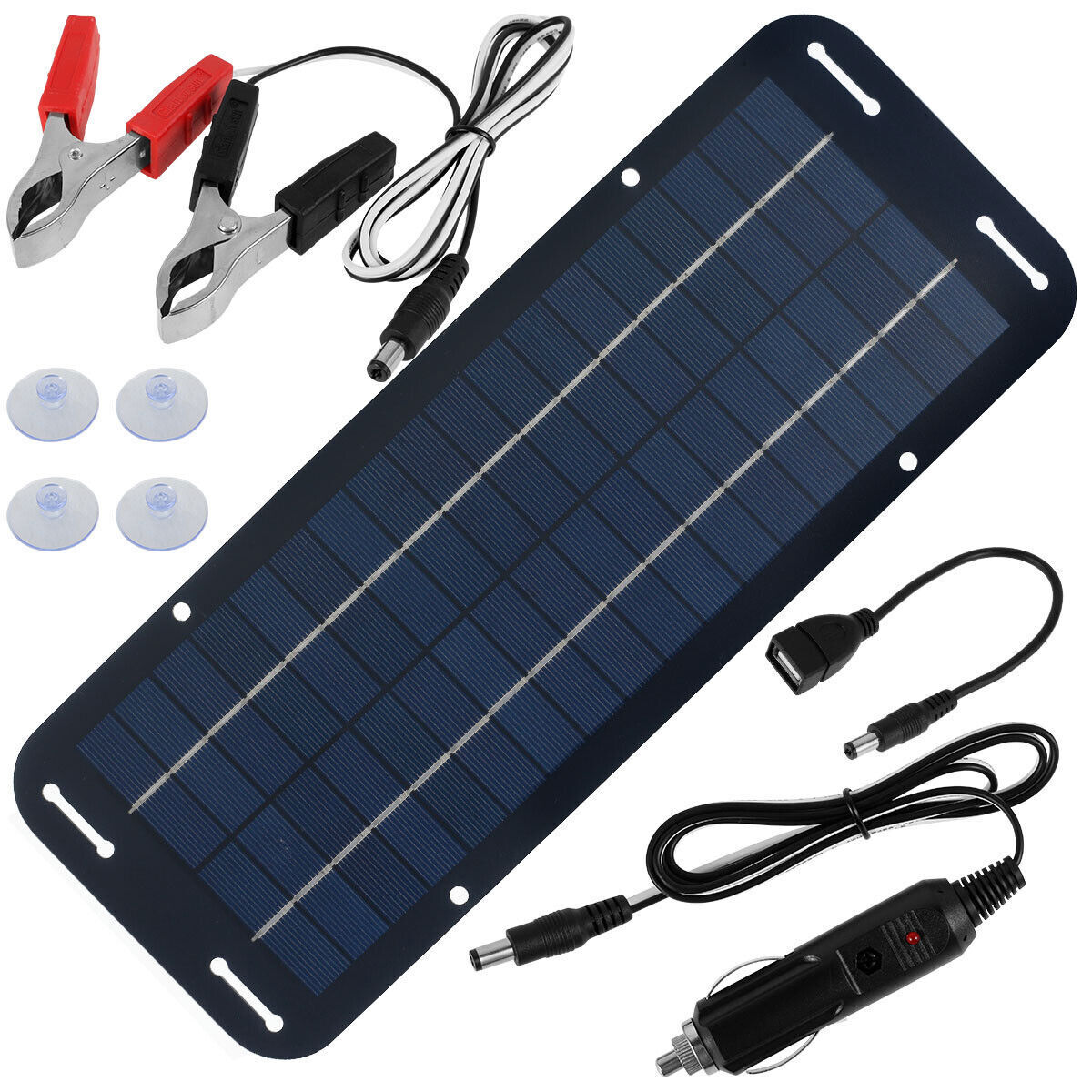 1-10x 30 Watts Solar Panel 12V Trickle Charger Battery Charger Kit w/ Controller