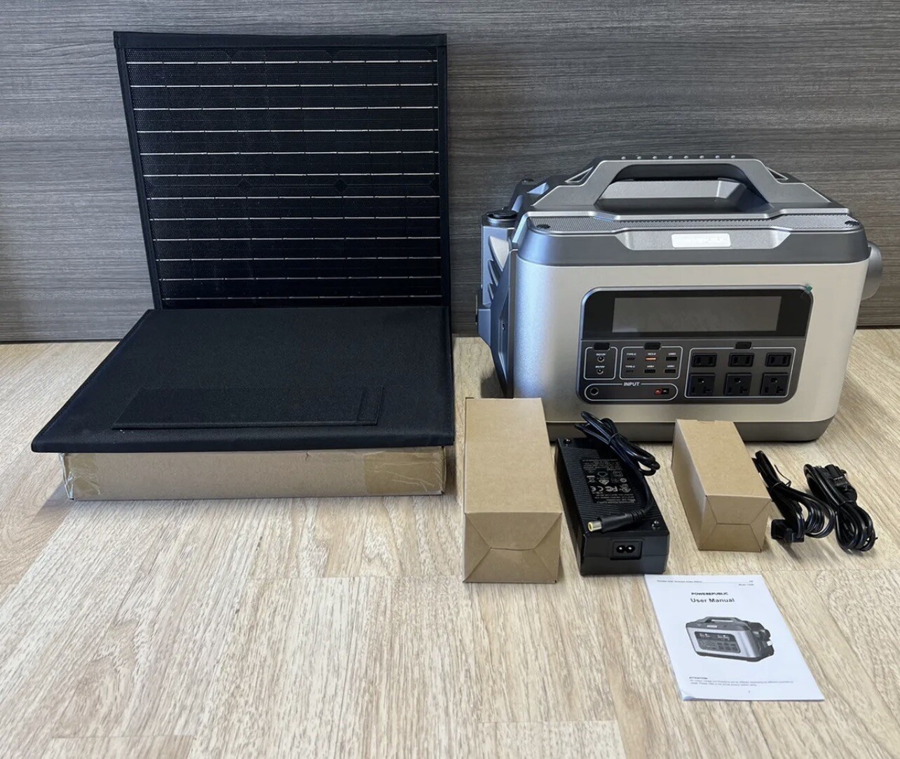 Portable Power Station 2200 Wh Solar Generator Home use,Outdoor Camping