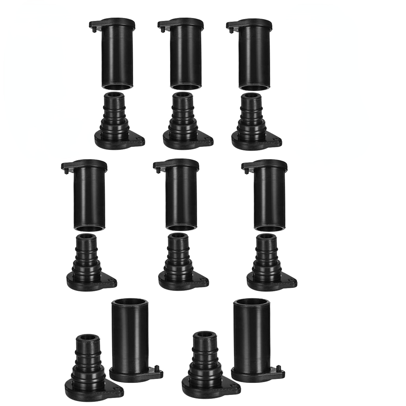 8 Pairs Solar Connector Dust Caps,Male and Female End Solar Panel Connector Caps