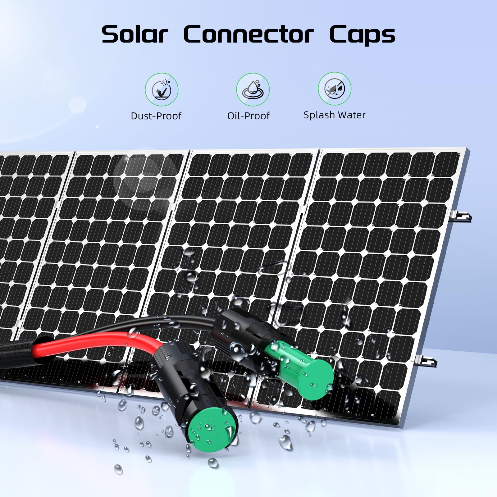 10AWG 20FT Twin Wire Solar Panel Extension Cable, 10 Gauge PV Wire with IP68 …