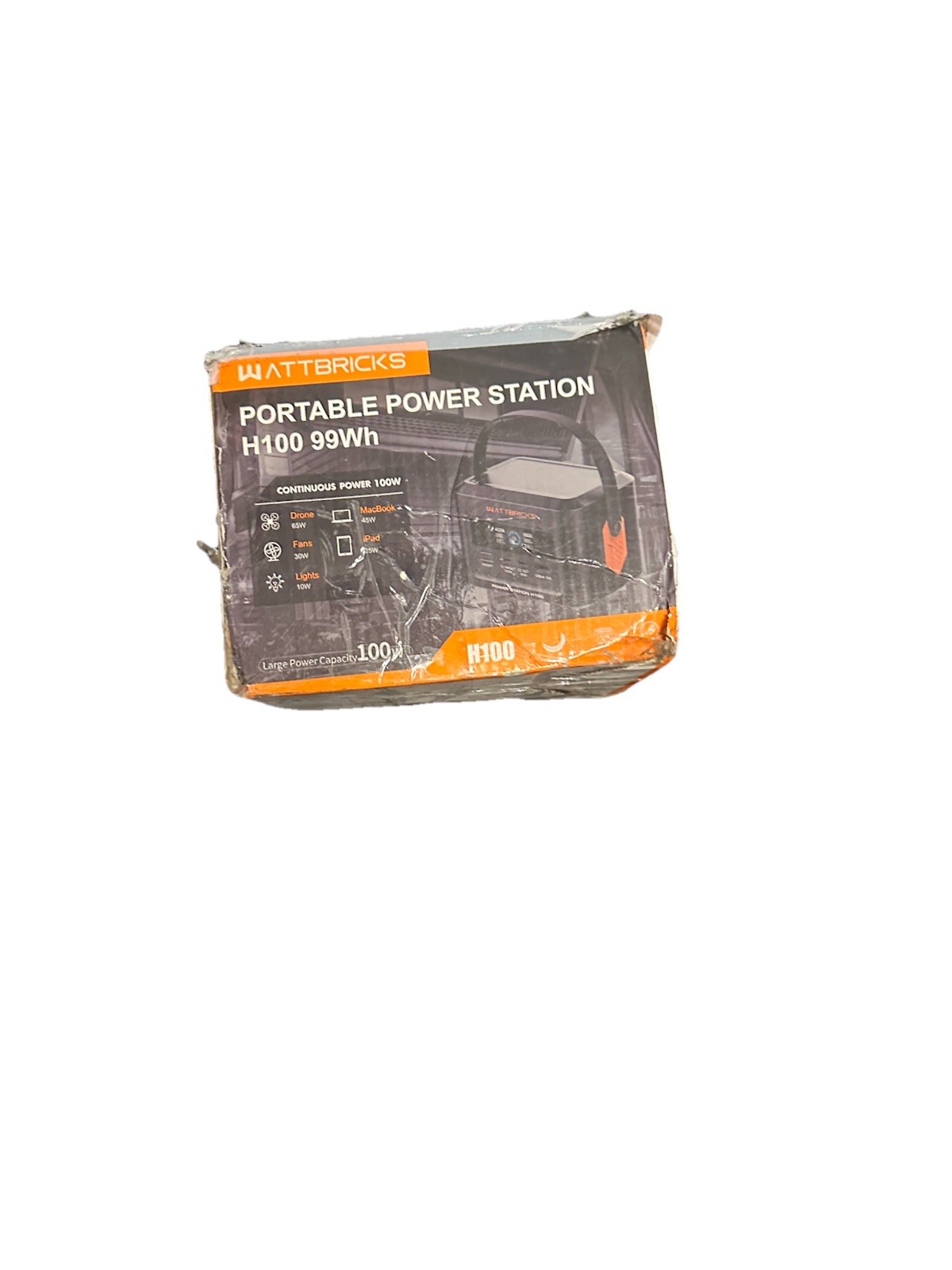 Wattbricks Portable Power Station H100 99wh
